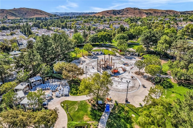 5 Quartz Ln, Ladera Ranch, CA 92694 - aerial view of property and surrounding area with mountains and nearby suburban area