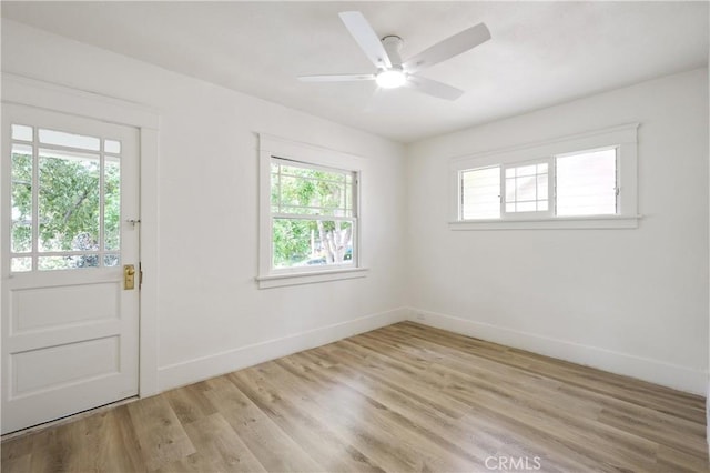 4415 12th St, Riverside, CA 92501 - unfurnished room featuring healthy amount of natural light, baseboards, and light wood-style floors