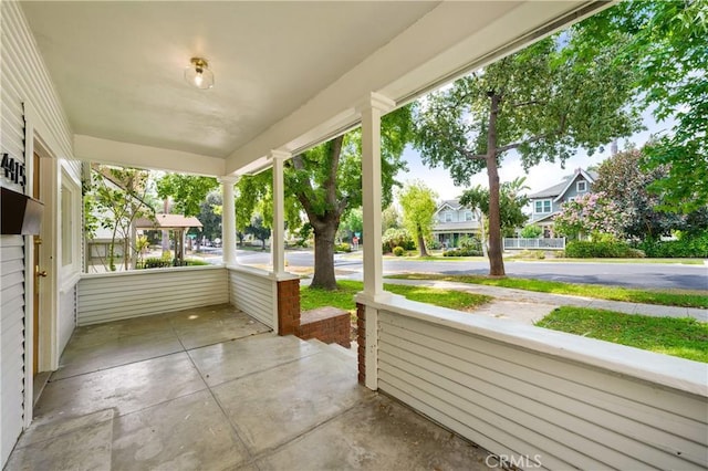 4415 12th St, Riverside, CA 92501 - porch with a residential view
