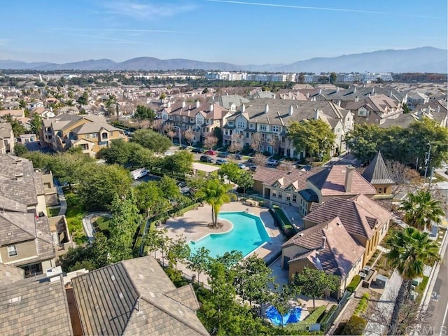 1875 Baudouin Pl Unit 1731, Chula Vista, CA 91913 - aerial perspective of suburban area featuring mountains and a pool