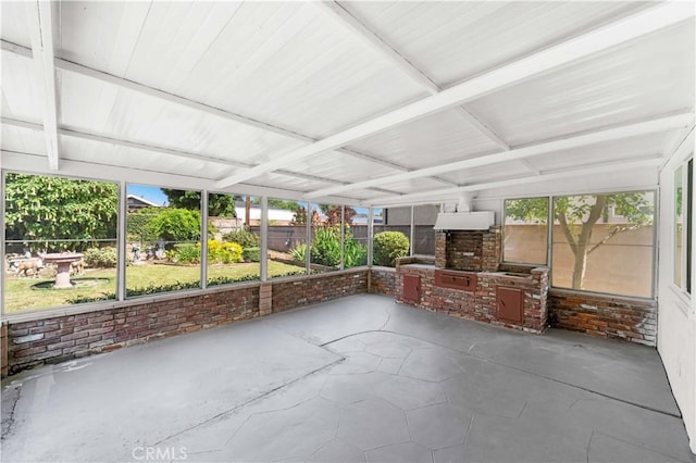 430 N Ellen Dr, West Covina, CA 91790 - unfurnished sunroom featuring area for grilling