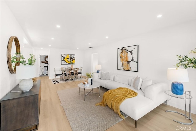 430 N Ellen Dr, West Covina, CA 91790 - living room with light wood-style floors and recessed lighting