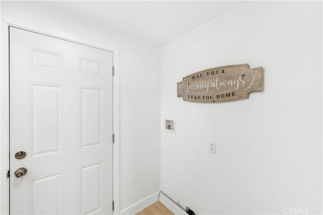 430 N Ellen Dr, West Covina, CA 91790 - washroom with hookup for a washing machine and baseboards