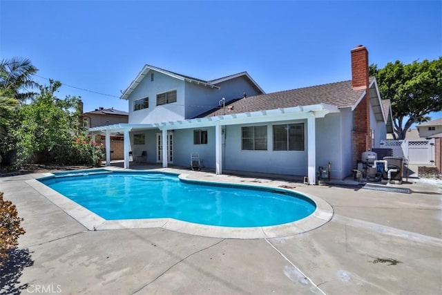 11112 Camellia Ave, Fountain Valley, CA 92708 - view of swimming pool featuring a pergola and a patio area