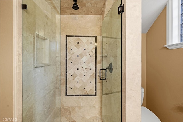 43845 Calle De Velardo, Temecula, CA 92592 - bathroom with a shower stall and toilet
