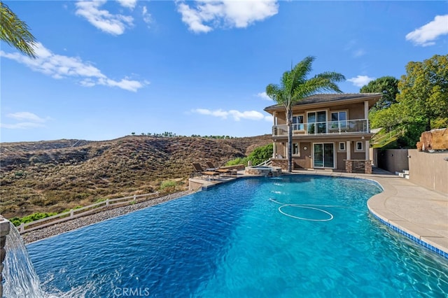 43845 Calle De Velardo, Temecula, CA 92592 - view of swimming pool with a patio area and a pool with connected hot tub