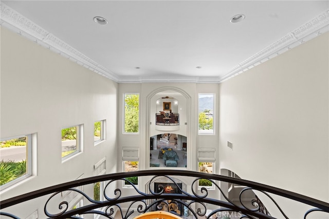 43845 Calle De Velardo, Temecula, CA 92592 - interior space with plenty of natural light, crown molding, and recessed lighting