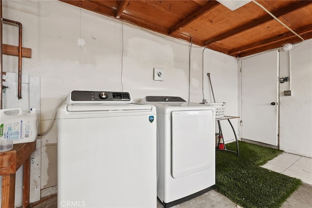 4941 Catamaran St, Oxnard, CA 93035 - washroom with separate washer and dryer and light tile patterned floors