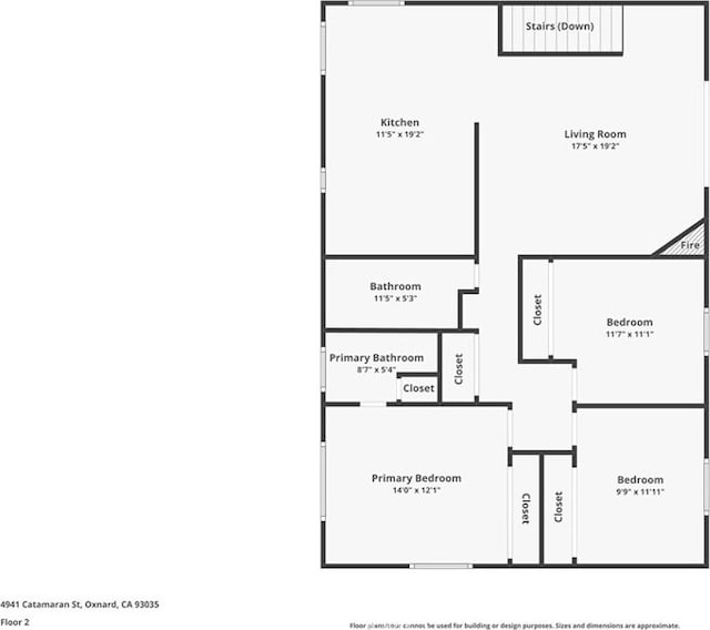 4941 Catamaran St, Oxnard, CA 93035 - room layout