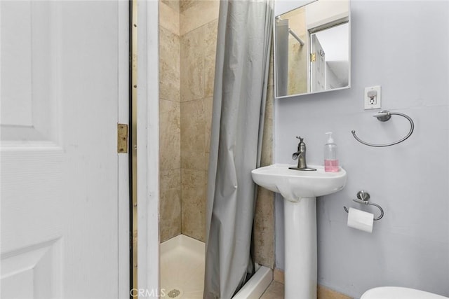 5741 Tobias Ave, Sherman Oaks, CA 91411 - full bath with a shower stall and toilet