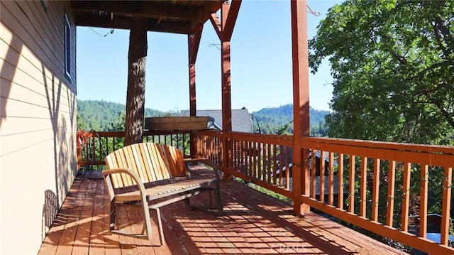 32455 Scandia Dr, Running Springs, CA 92382 - view of deck