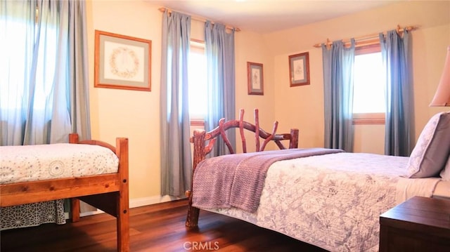 32455 Scandia Dr, Running Springs, CA 92382 - bedroom with wood finished floors and baseboards