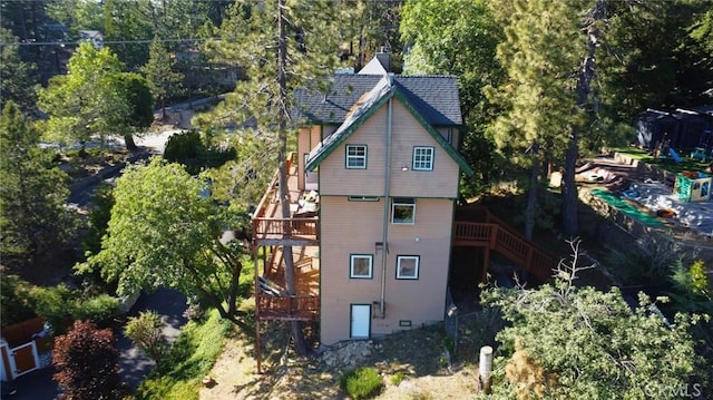 32455 Scandia Dr, Running Springs, CA 92382 - view of subject property