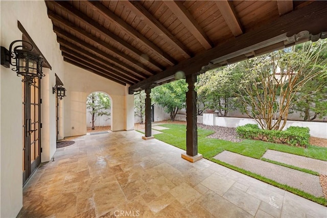 20 Cactus, Irvine, CA 92603 - view of patio featuring french doors