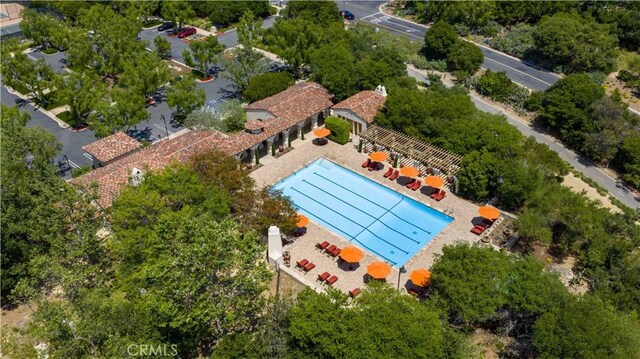 20 Cactus, Irvine, CA 92603 - drone / aerial view of a pool area