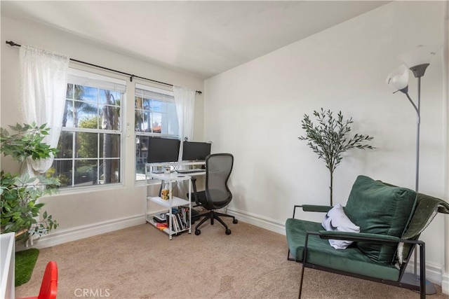 2911 Ballesteros Ln, Tustin, CA 92782 - carpeted home office featuring baseboards