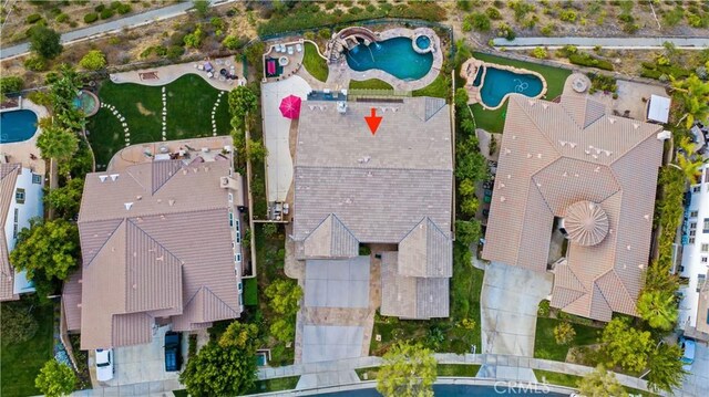 2514 Bulrush Cir, Corona, CA 92882 - drone / aerial view of a pool