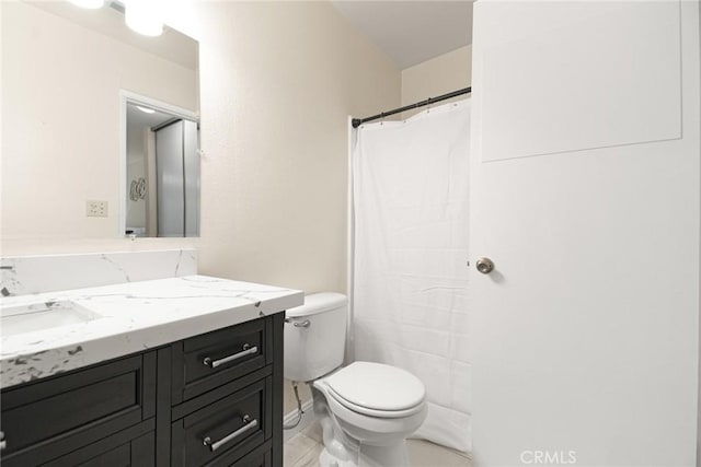 4727 W 147th St Unit 225, Lawndale, CA 90260 - bathroom with vanity, toilet, and tile patterned flooring