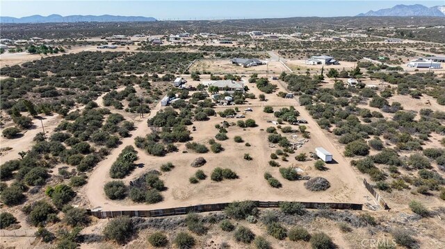9098 Rattlesnake Rd, Phelan, CA 92371 - aerial view of sparsely populated area featuring mountains and a desert landscape