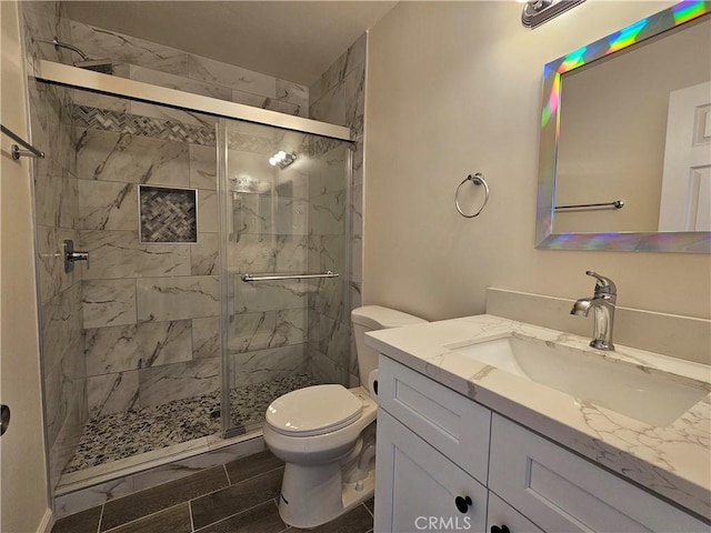 44516 La Paz Rd, Temecula, CA 92592 - full bath with vanity and a shower stall