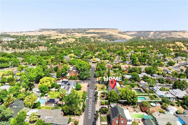 1539 Hammon Ave, Oroville, CA 95966 - aerial view of residential area with a mountainous background