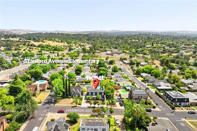1539 Hammon Ave, Oroville, CA 95966 - aerial view of residential area featuring a mountain backdrop