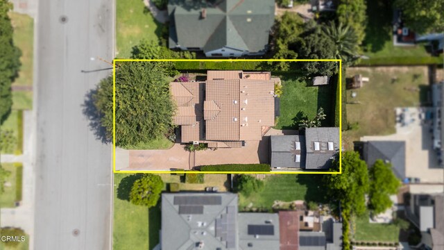 171 N Sunset Pl, Monrovia, CA 91016 - bird's eye view