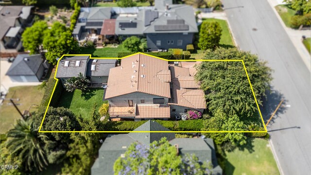 171 N Sunset Pl, Monrovia, CA 91016 - aerial perspective of suburban area