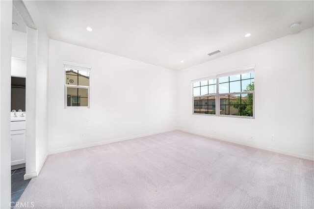 102 Anthology, Irvine, CA 92618 - carpeted empty room featuring baseboards, recessed lighting, and a smoke detector