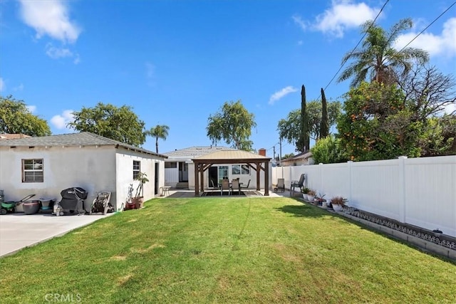 809 San Marino Ave, Montebello, CA 90640 - rear view of house with a gazebo, a patio, and stucco siding
