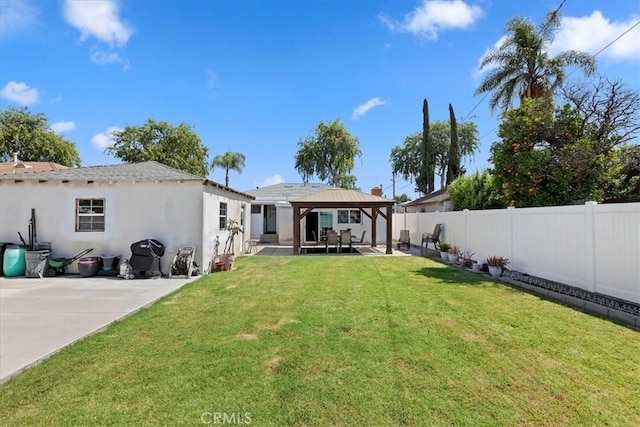809 San Marino Ave, Montebello, CA 90640 - back of house with a gazebo, a patio, and stucco siding