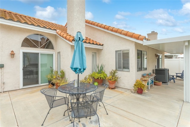 40280 Mimulus Way, Temecula, CA 92591 - view of patio / terrace with cooling unit and outdoor dining space