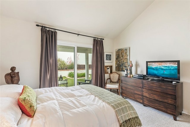 40280 Mimulus Way, Temecula, CA 92591 - bedroom with carpet floors and high vaulted ceiling