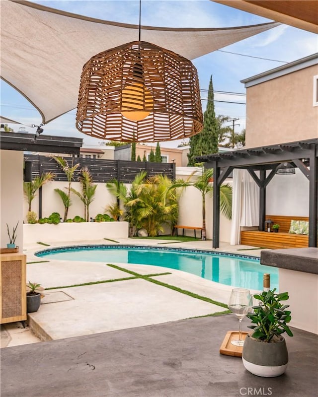 377 Flint Ave, Long Beach, CA 90814 - swimming pool featuring a patio area
