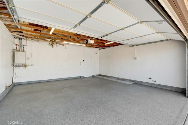27057 Rangewood St, Menifee, CA 92586 - garage with a garage door opener and baseboards