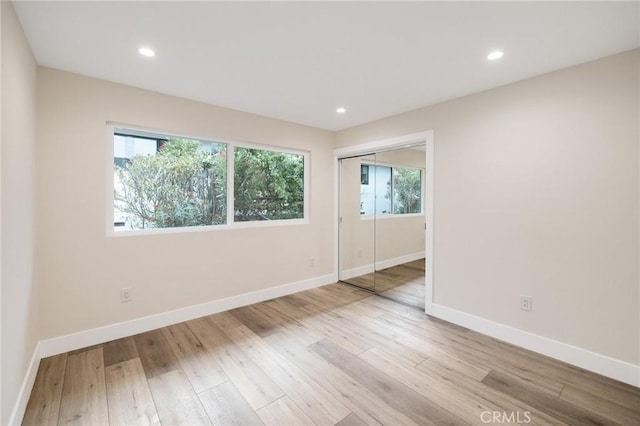2817 San Ramon Dr, Rancho Palos Verdes, CA 90275 - empty room featuring wood finished floors, baseboards, and recessed lighting