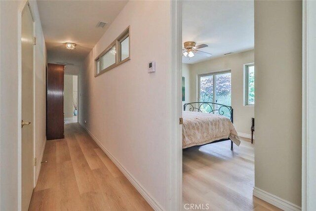 240 Portal St, Oak View, CA 93022 - hall with light wood-type flooring and baseboards