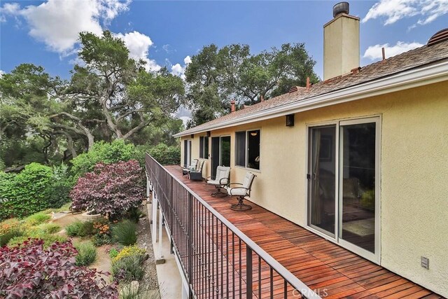 240 Portal St, Oak View, CA 93022 - view of deck