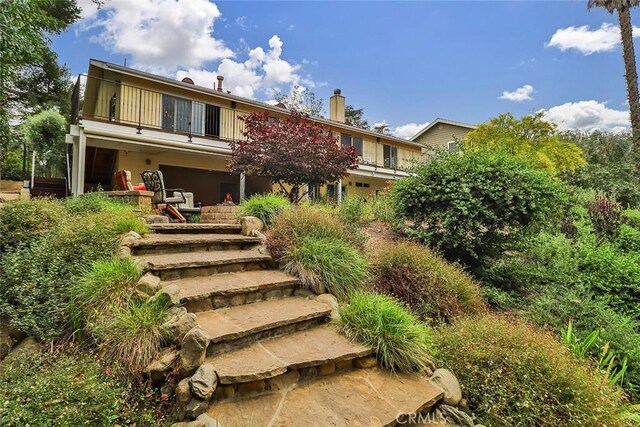 240 Portal St, Oak View, CA 93022 - back of property with a balcony