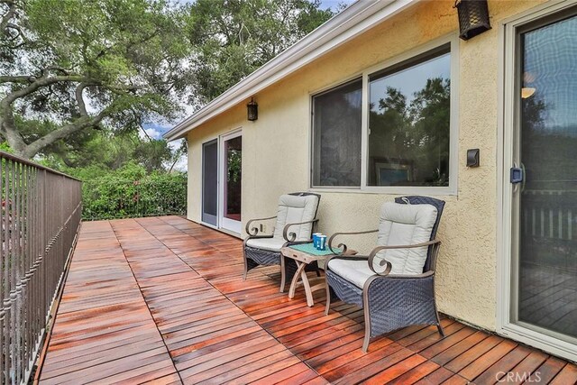 240 Portal St, Oak View, CA 93022 - view of wooden terrace