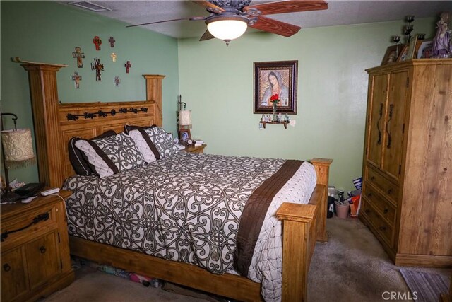 5685 Ptolemy Way, Jurupa Valley, CA 91752 - carpeted bedroom with ceiling fan