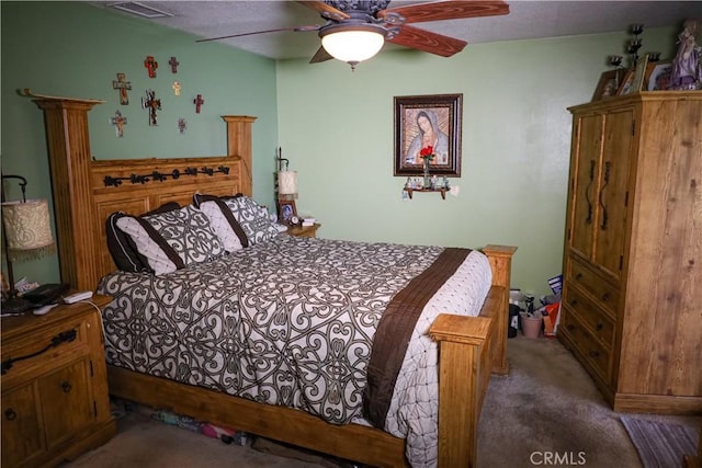 5685 Ptolemy Way, Jurupa Valley, CA 91752 - carpeted bedroom featuring a ceiling fan