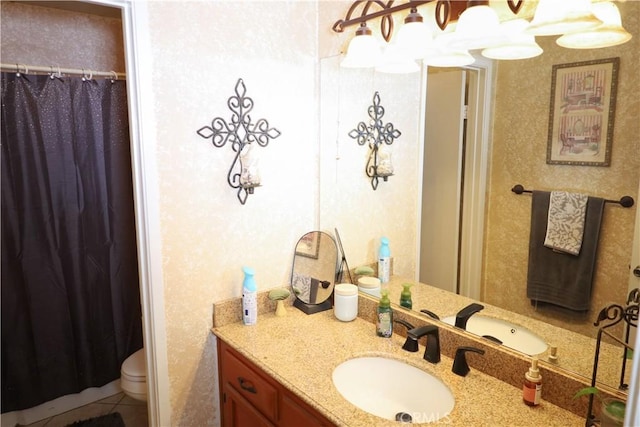 5685 Ptolemy Way, Jurupa Valley, CA 91752 - full bath with vanity, toilet, and a shower with curtain