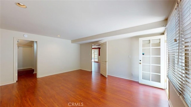 12 Pinto Ln, Rolling Hills Estates, CA 90274 - empty room with wood finished floors and recessed lighting