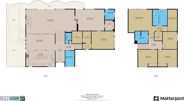 12 Pinto Ln, Rolling Hills Estates, CA 90274 - view of home floor plan
