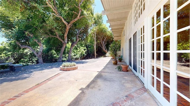 12 Pinto Ln, Rolling Hills Estates, CA 90274 - view of patio / terrace with french doors