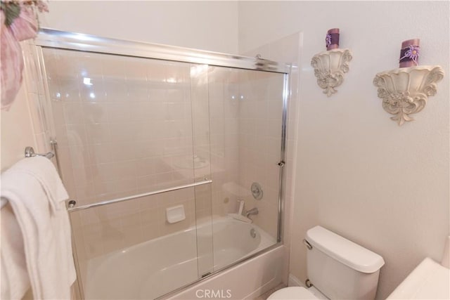 337 W Trenton Ave, Clovis, CA 93619 - bathroom featuring toilet and enclosed tub / shower combo