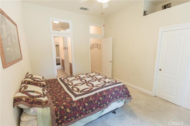 337 W Trenton Ave, Clovis, CA 93619 - carpeted bedroom with ceiling fan and baseboards