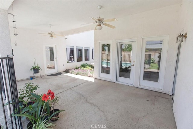 337 W Trenton Ave, Clovis, CA 93619 - view of patio with a ceiling fan