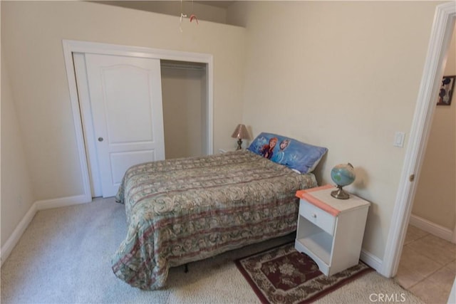 337 W Trenton Ave, Clovis, CA 93619 - bedroom with baseboards and a closet